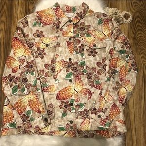 Fall Autumn 100% Cotton Button Down Jacket Shirt